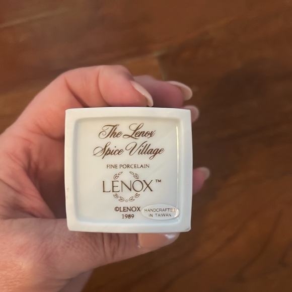 LENOX SPICE VILLAGE Vintage 1989 Marjoram Spice Jar Never Used - Picture 5 of 6